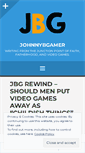 Mobile Screenshot of johnnybgamer.com